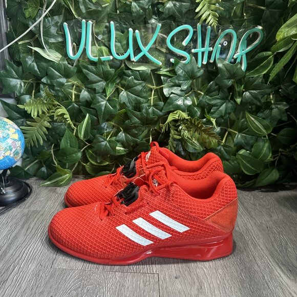 Adidas Leistung 16 II Boa Active Red - Size US 10 Men Weightlifting Shoes